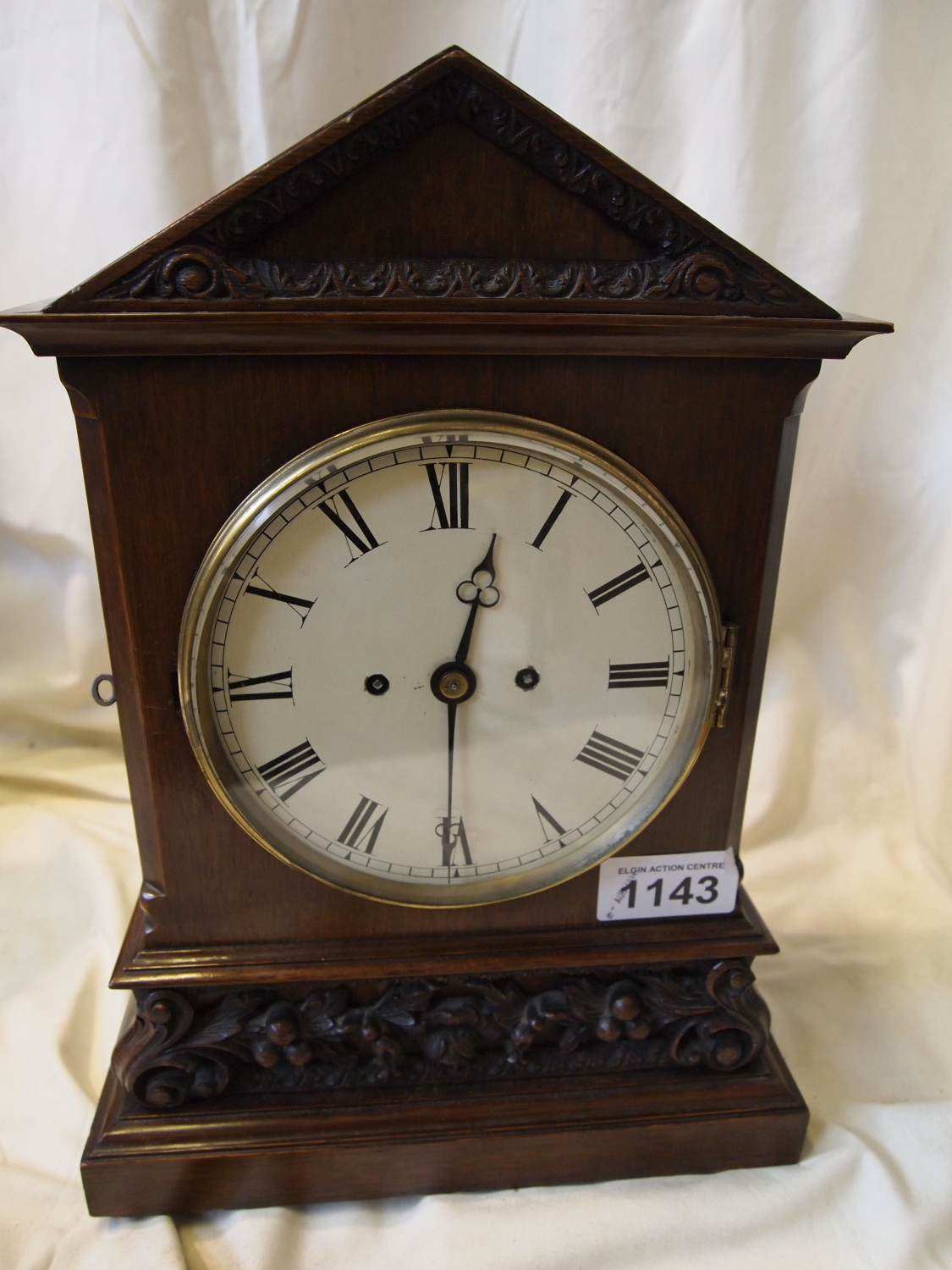 Sale Item:    DOUBLE FUSEE CLOCK WITH BRACKET BEVELLED GLASS SIDES  Vat Status:   No Vat   Buyers