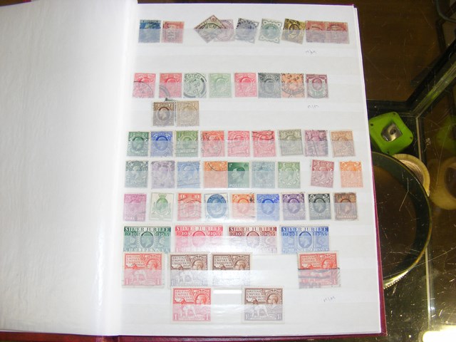 Gb Collections GB and Channel IS in stock book, noted 2d blue, 1925 Wembley set mint, 4x mint £5