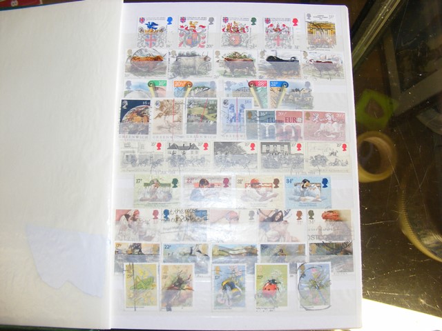 GB Collections Stock book incl over 200 Commem sets used 1984-2005, noted fine used Eclipse m/