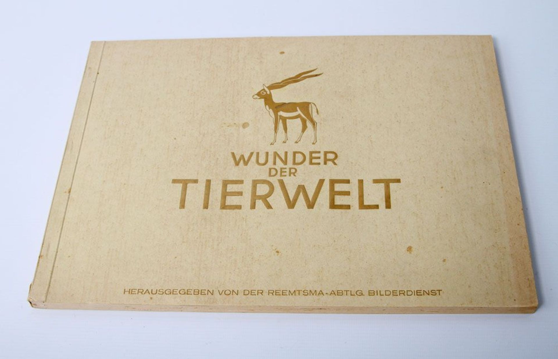 Cigarettenalbum "Wunder der Tierwelt", hrsg. v. d. Reemtsma-Abtlg. Bilderdienst, l. besch., im