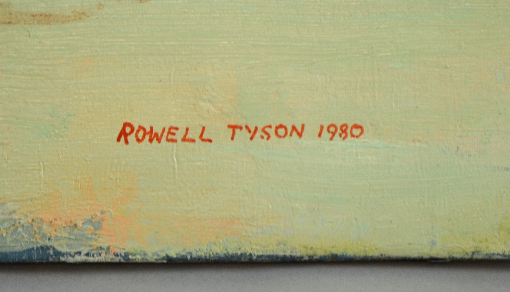 Rowell Tyson (b.1926) Summer Seascape, oil on canvas, signed and dated 1980 25 x 30in. (64 x 76cm) - Image 2 of 3