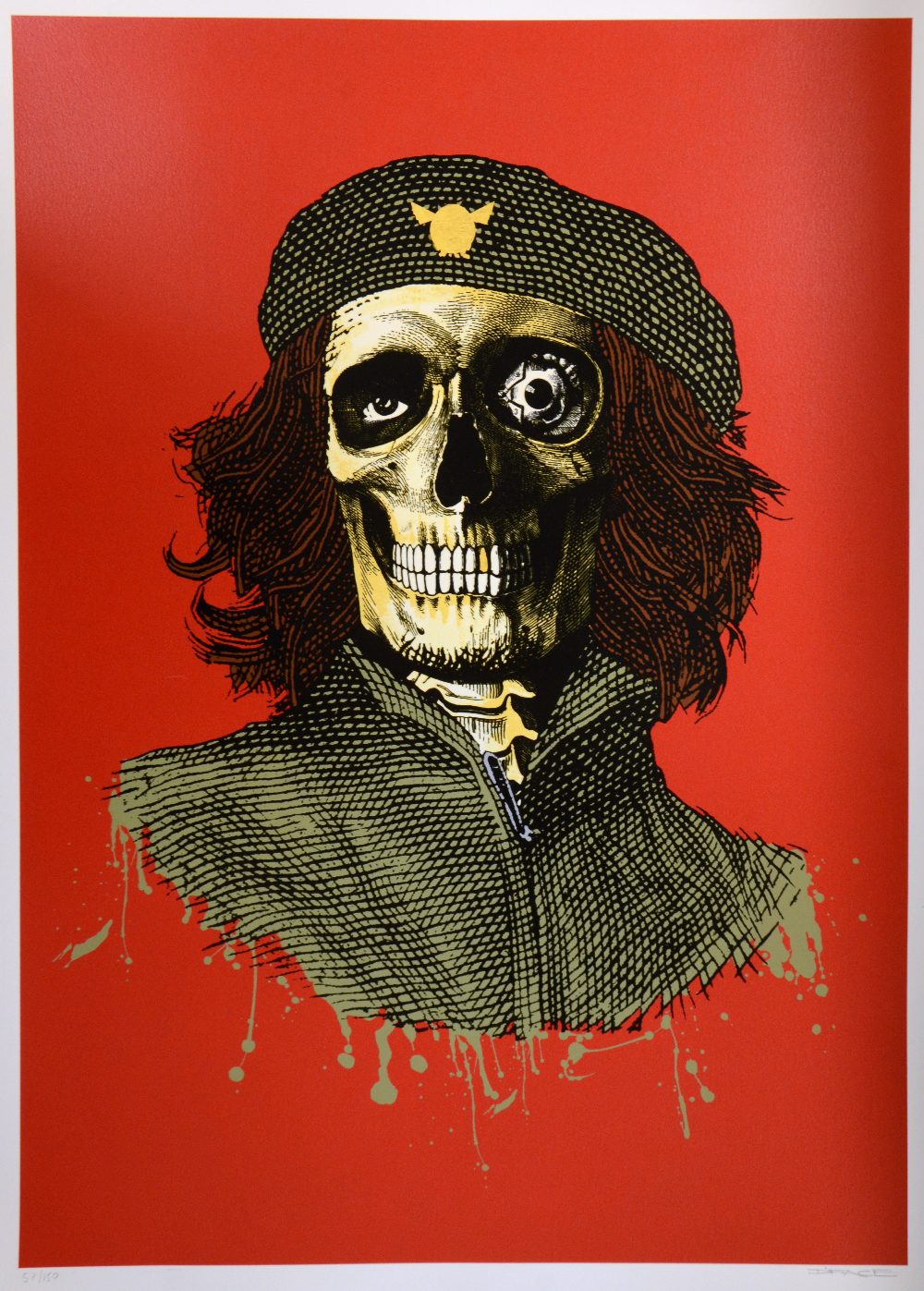 D*Face `Cli-Che` limited edition screenprint, 57/150, signed and numbered in pencil, unframed,