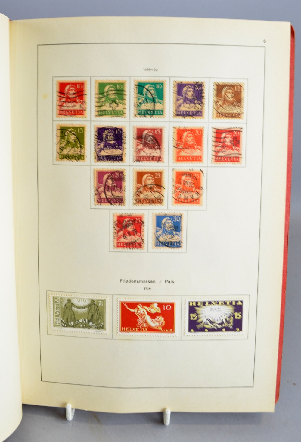 Meine Briefmarken mes timbres-poste, album of Switzerland stamps in special album, very nice clean - Image 2 of 3