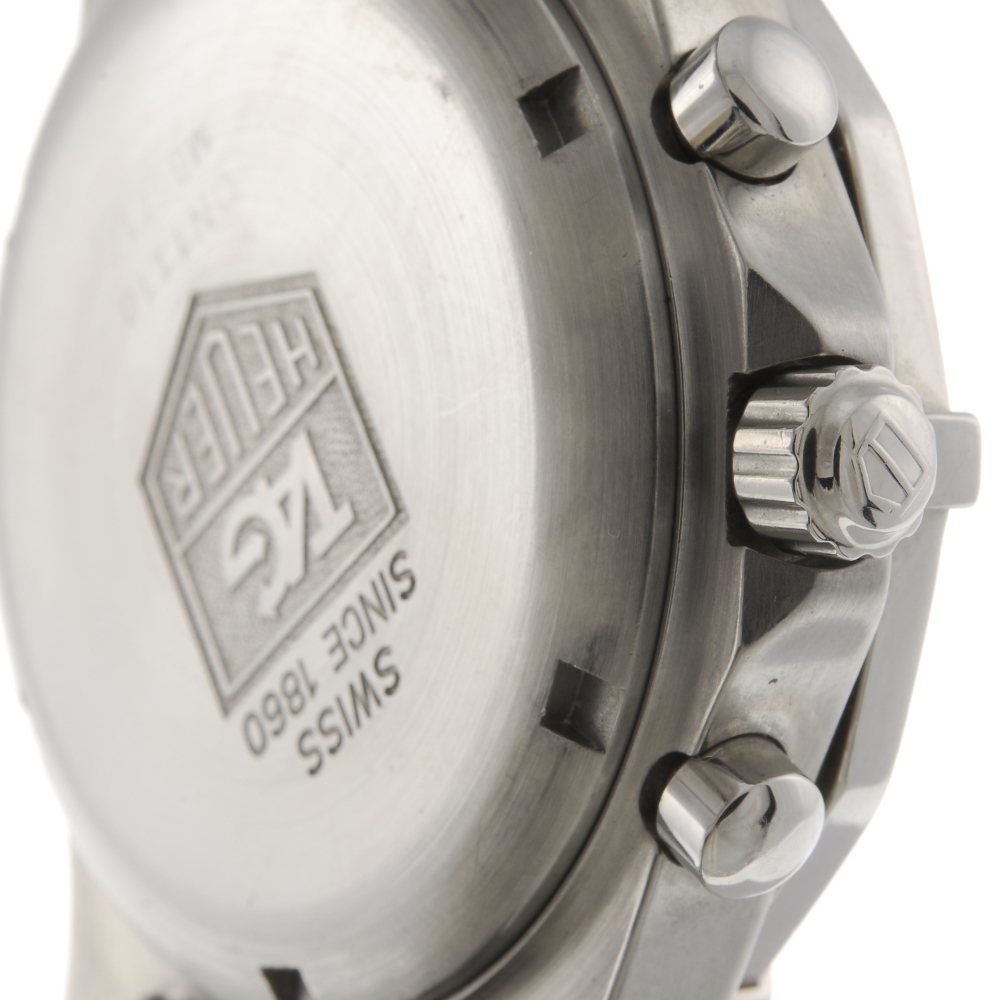 TAG HEUER - a gentleman`s 2000 Exclusive chronograph bracelet watch. Reference CN1110, serial - Image 3 of 4