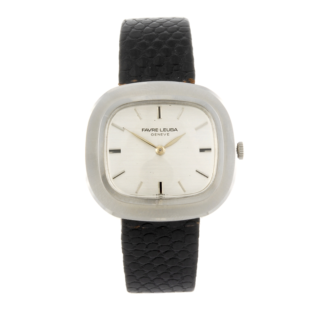 FAVRE-LEUBA - a gentleman`s wrist watch. Numbered 978023 24813 2071. Signed manual wind movement.