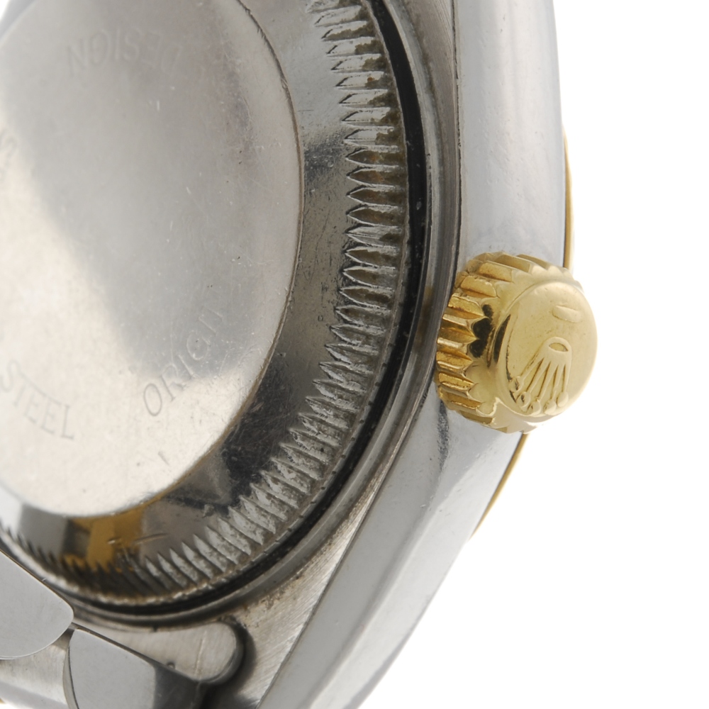ROLEX - a lady`s Oyster Perpetual Datejust bracelet watch. Circa 1987. Reference 69163, serial - Image 3 of 4