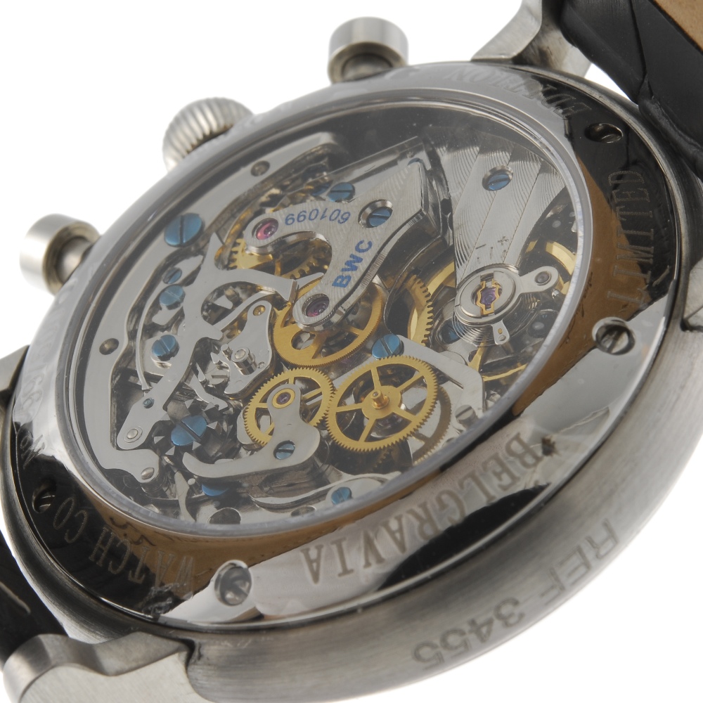 BELGRAVIA WATCH CO. - a limited edition gentleman`s Power Tempo chronograph wrist watch. Number 99/ - Image 2 of 4