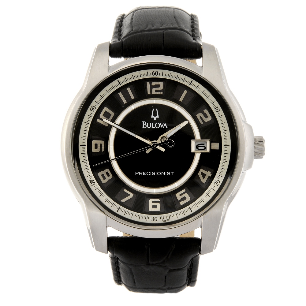 BULOVA - a gentleman`s Precisionist wrist watch. Reference C877648, serial 12776973. Quartz