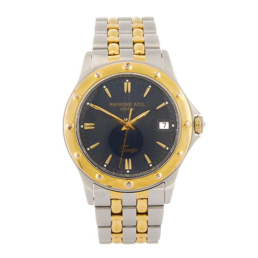 RAYMOND WEIL - a gentleman`s Tango bracelet watch. Reference 5590, serial V668554. Unsigned quartz