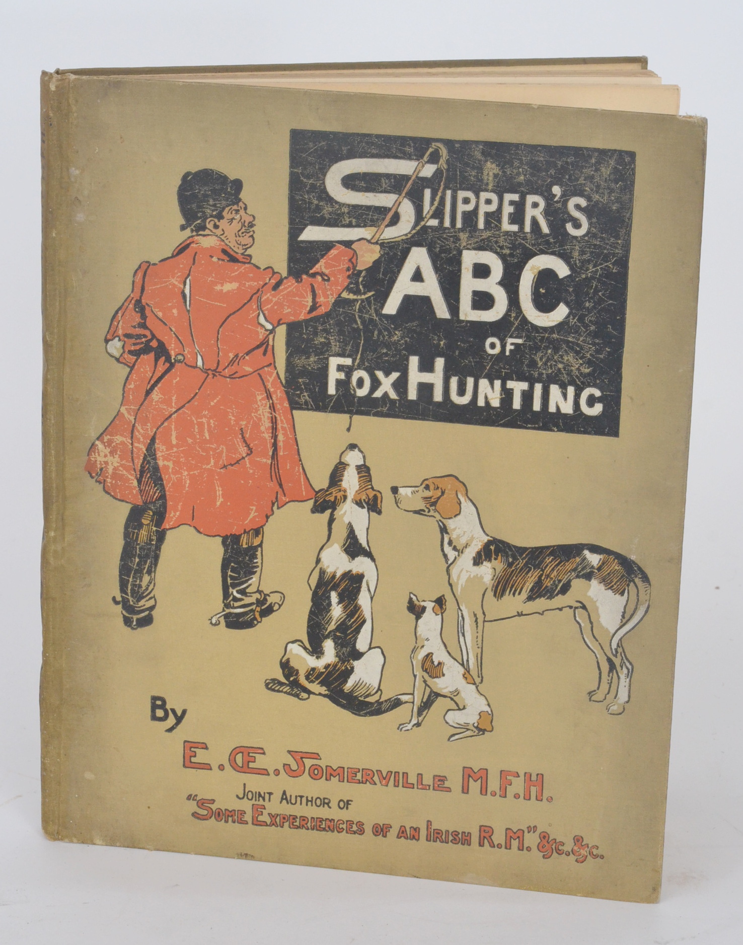 Somerville M.F.H (E.OE) - Slippers ABC of fox hunting, coloured folio plates published Longmans