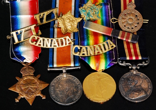 A World War I Military Medal Group awarded to 798 Private J.A. Joslin, Princess Patricia`s Canadian