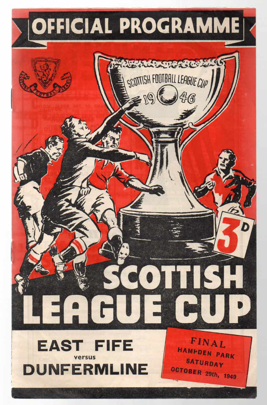 Scottish League Cup Final Football Programme: A programme for the 1949 Scottish League  Cup Final