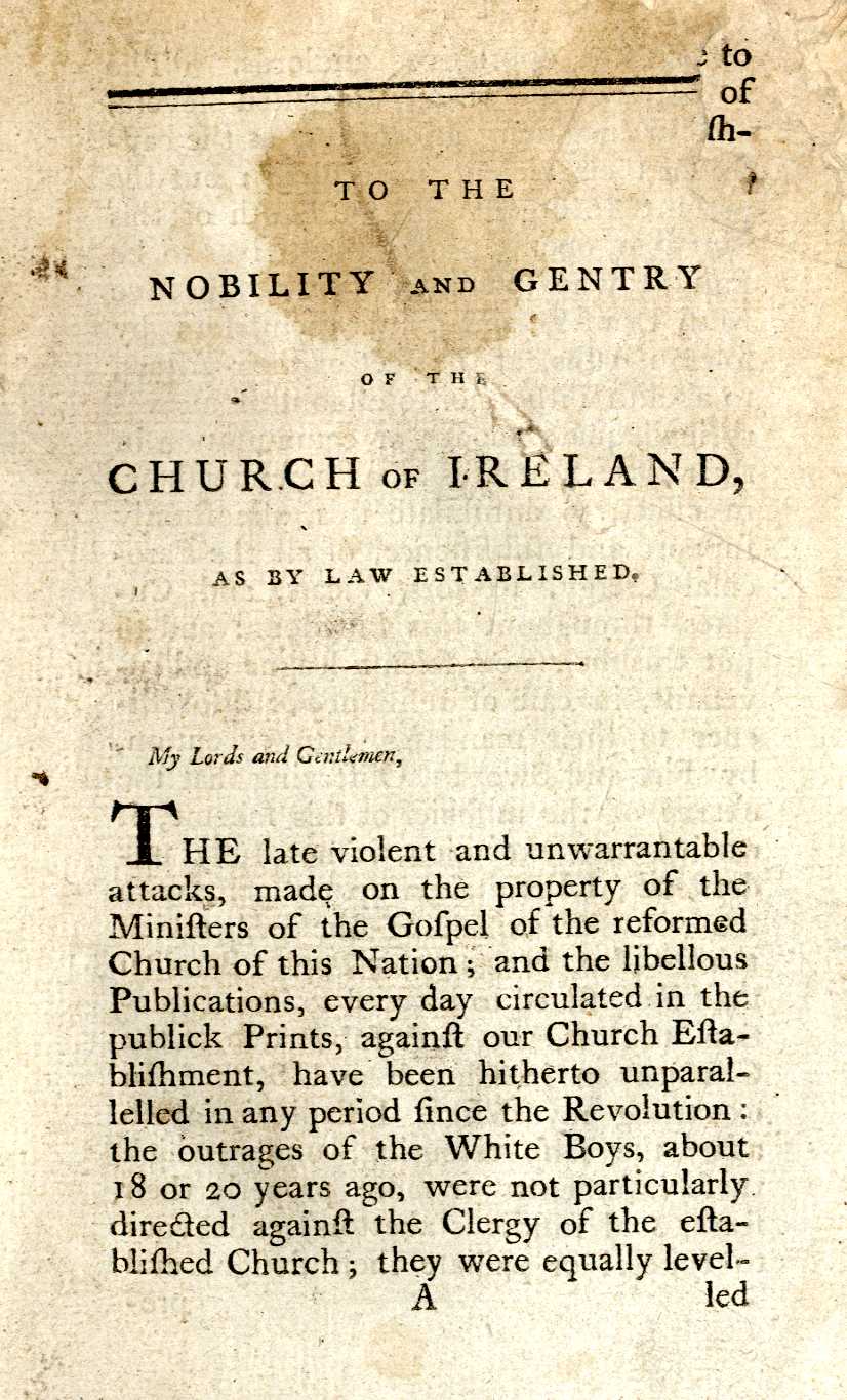 Pamphlets: 1. Stock (Bp. Joseph) A Reply to the Revd. Dr. Campbell's Vindication of the Principles