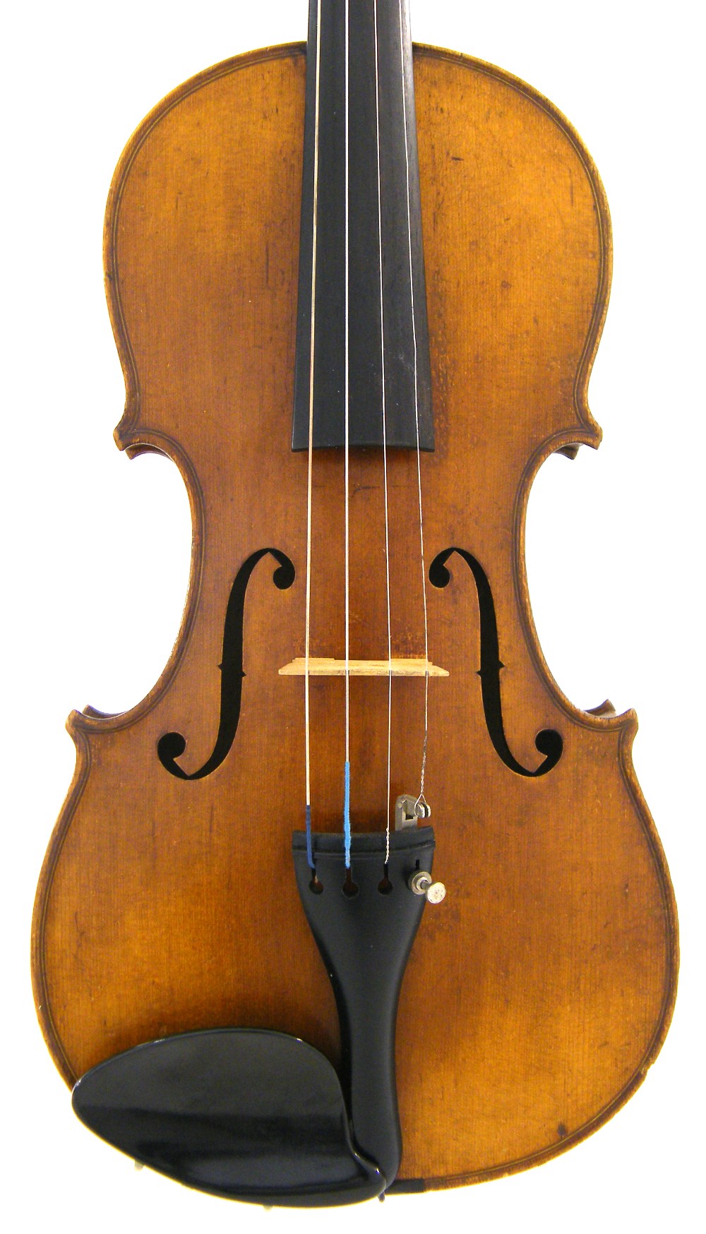 Neuner & Hornsteiner three-quarter size violin circa 1890, 13 5/16", 33.80cm
