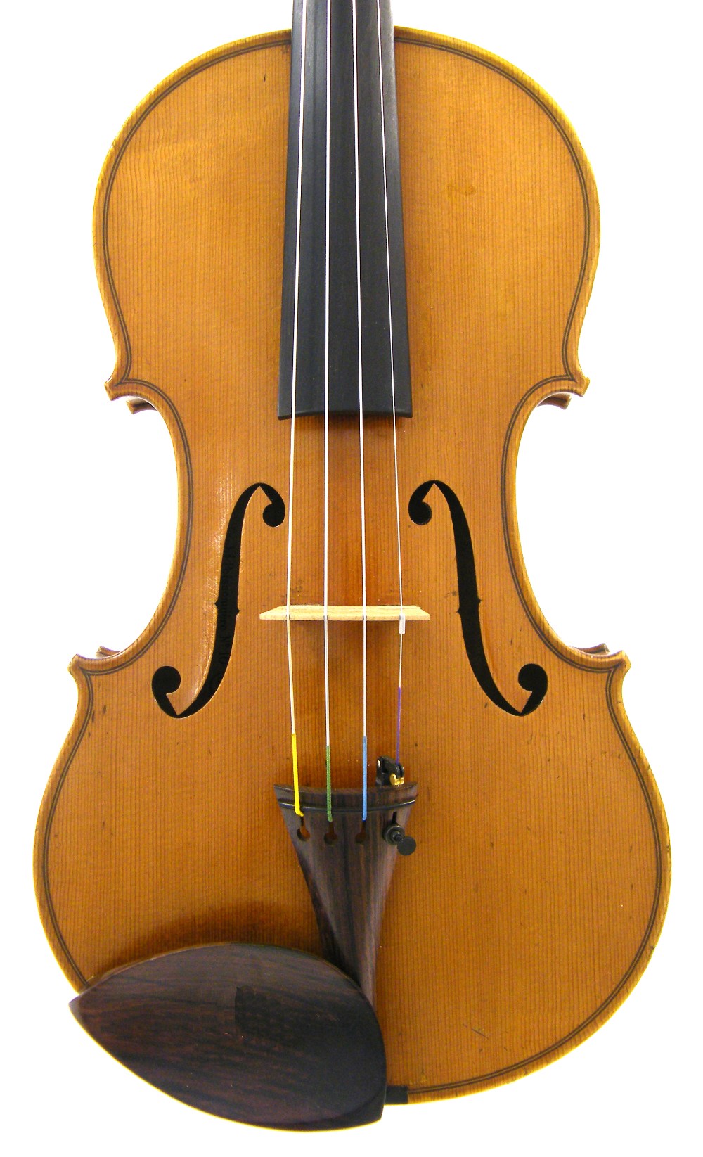 Fine French violin by and labelled Ch.J.B. Collin-Mezin Fils, Luthier a Paris, Rue du Faub