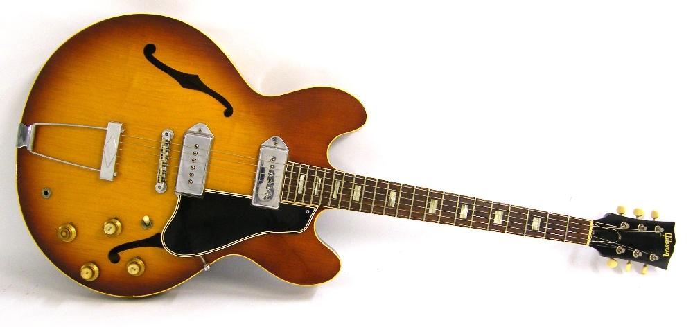 Gibson ES-330TD Thinline arch top electric guitar, made in USA, circa 1966, ser. no. 402686,