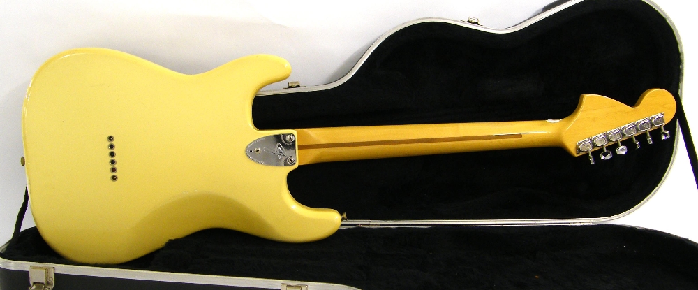 Fender Stratocaster electric guitar, made in USA, circa 1977, ser. no. S774534, blonde finish with - Image 2 of 2