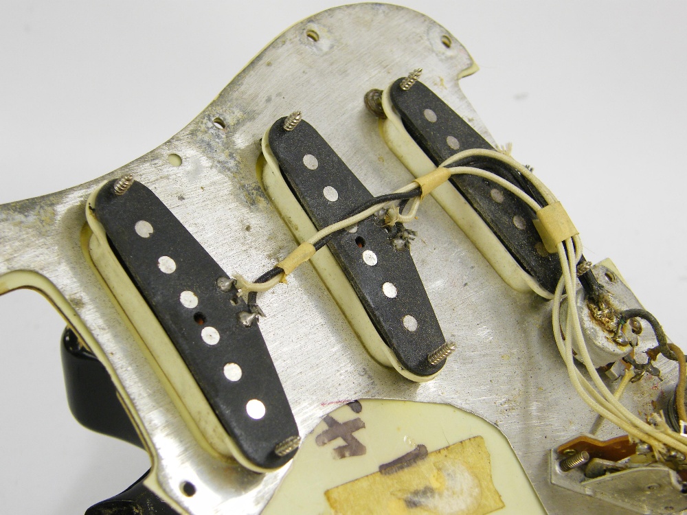 Stratocaster style electric guitar comprising some Fender parts, including a circa 1965 re-fretted - Image 4 of 13