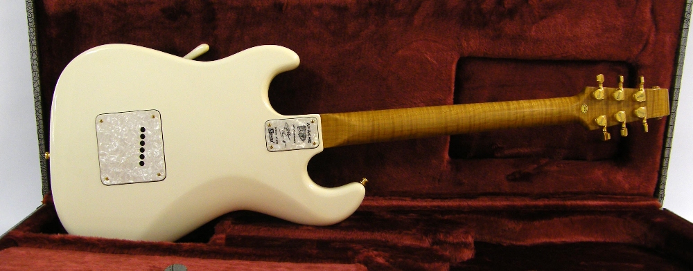 The Shadows 50th Anniversary 1958-2008 Burns Apache electric guitar, limited edition 19/500, white - Image 2 of 3