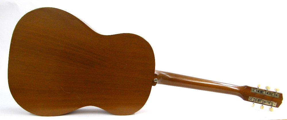 Gibson B15 acoustic guitar, circa 1968, ser. no. 508423, mahogany finish with some marks and - Image 2 of 2