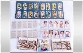 Mixed Lot Of Ephemera Comprising 80 Postcards And Small Lot Of Cigarette Cards.