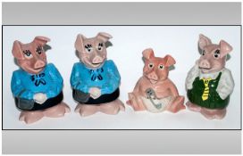 Collection Of Four Natwest Piggy Banks.