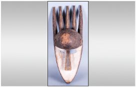 African Fang Mask, 15`` in height.