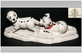 Royal Doutlon 101 Dalmations Collection, Lucky & Freckles On Ice. Original Box.