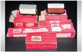 Hornby Dublo Rolling Stock Vans etc x 7