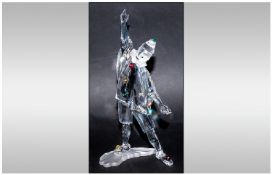 Swarovski SCS Collection Annual Edition Crystal Figure `Pierrot`, from the `Masquerade Series`,