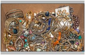 Large Quantity of Costume Jewellery, a good selection of necklaces, bracelets, earrings etc