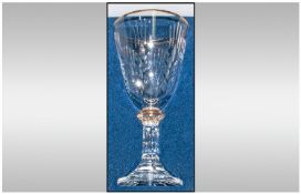 Rosenthal Judaica Collection Glass Kiddush Cup.