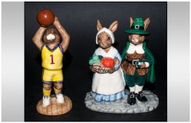Royal Doulton Bunnykins 1. Pilgrim issued by Pascoes of Florida for American market in 1999. Number