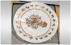 Spode Christmas Plate, 1st year of production 1970.