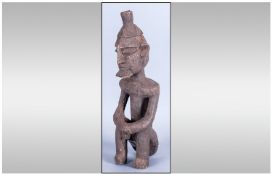 African Dogon Seated Figure, 14`` in height.