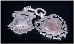 Two Silver Victorian medals, Fully Hallmarked