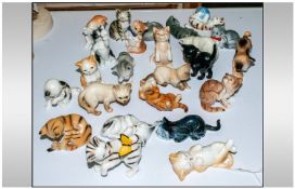 Collection of Danbury Mint Kitten Figures (24) in total. Original boxes and in good condition.