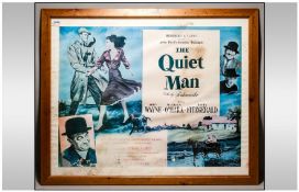Vintage Movie Poster `The Quiet Man` staring John Wayne. 31x26``