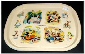 Worcester Ware (Metal Box) 1960s `Gems From Disney` Tray