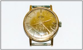 Omega Gents Automatic Gold Plated Wristwatch Head, Circa 1962 steel screw back. Full rotar