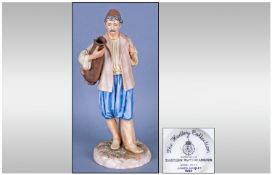 Royal Worcester James Hadley Figure `The Eastern Watercarrier` modelled by James Hadley. Stands 8``