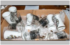 Box of Assorted Glass Ware.