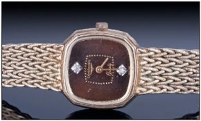 Ladies Longines Diamond Set Bracelet Watch