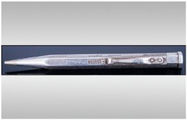 Art Deco Rolled Silver Yard-O-Led Pencil