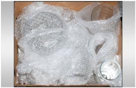 Box Of Glassware Comprising rose bowl, vases etc.