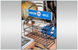 Fina Motor Oil Storage Stand