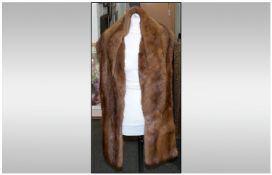 Blonde Mink Cape.