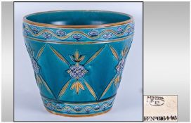 Minton Secessionist Jardiniere. c.1900. Reg No. 616446. Minor Restoration and Over painting. Height