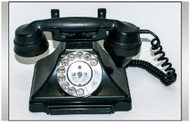 Vintage Bakelite GPO Telephone FWR model 66-2