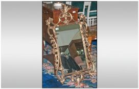 Gilt Framed Decorative Mirror, bevelled glass.